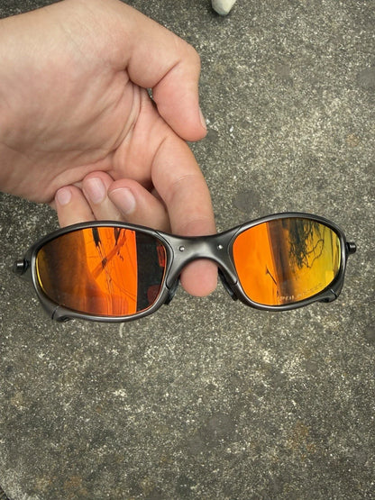 Juliet X-Metal sunglasses, Red Orange lenses