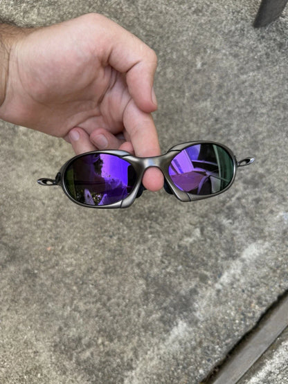 Romeo X-Metal Sunglasses, Purple lenses