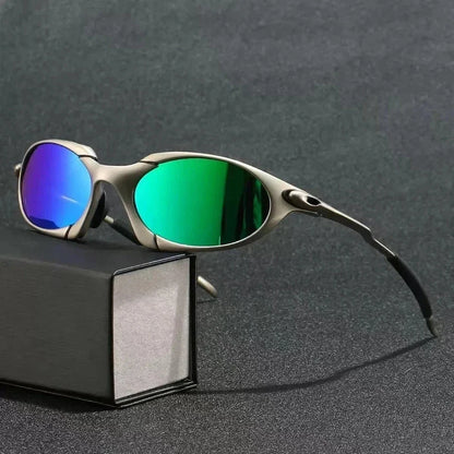 Romeo X-Metal Sunglasses, Green lenses