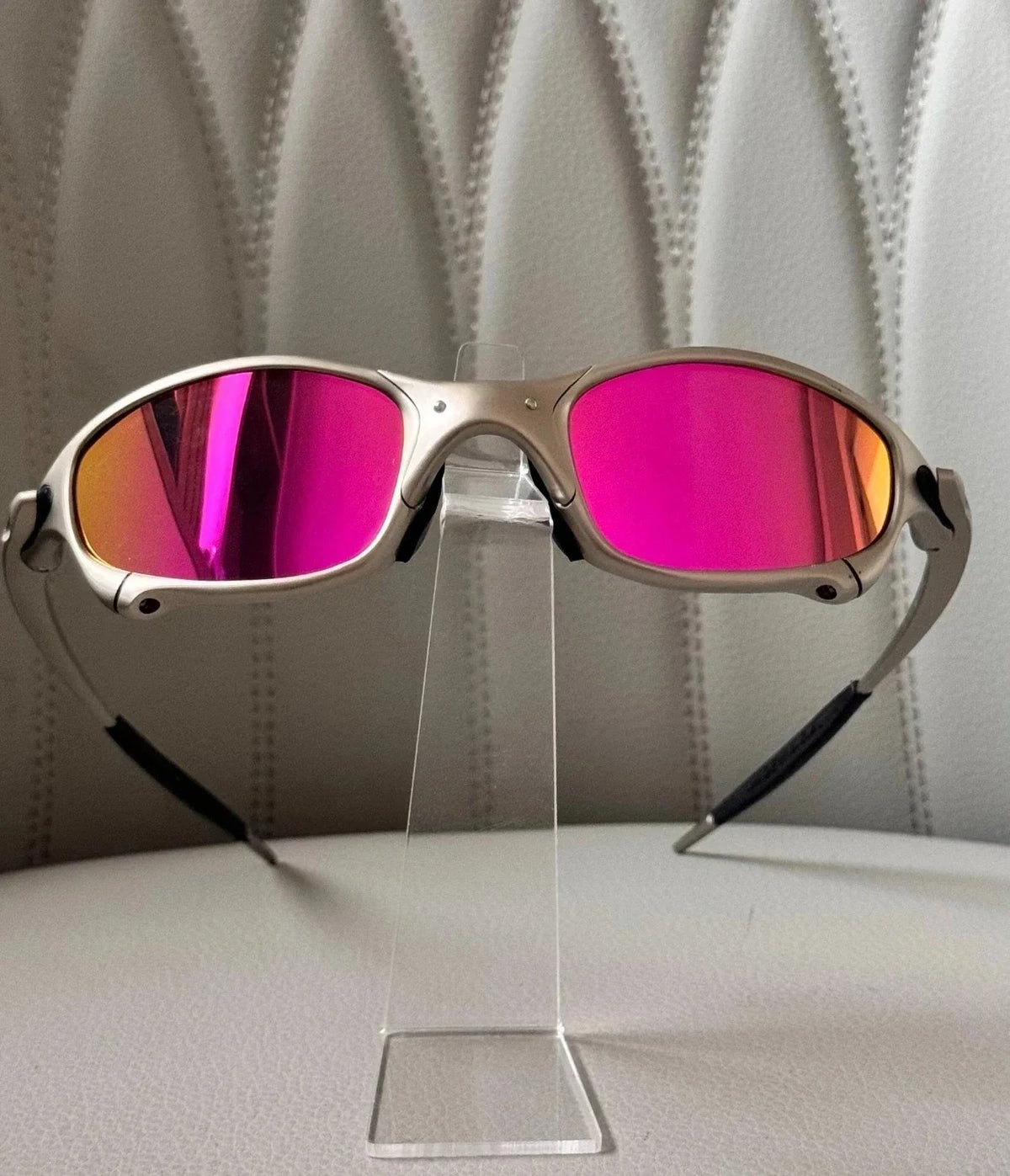 Juliet X-Metal sunglasses, Pink lenses