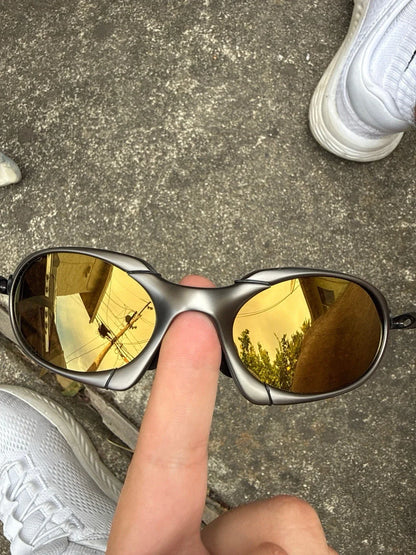 Romeo X-Metal Sunglasses, Gold Iridium lenses